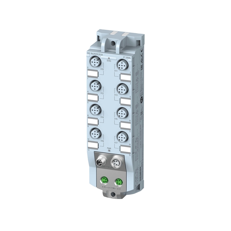 6ES7143-5AH00-0BA0 DIQ 16x24 V DC/0,5 A IP67 Siemens ET 200AL Módulo de conexión con 1