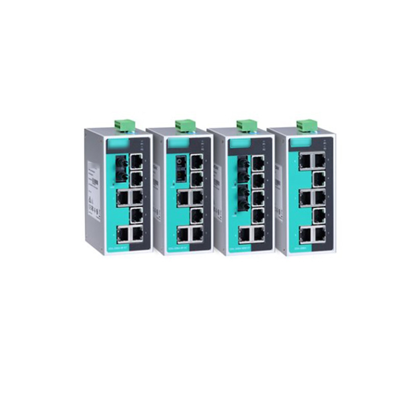 EDS-208A-MM-SC Interruptor Ethernet industrial no administrado de 8 puertos para automatización industrial