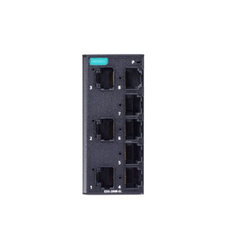 Interruptor Ethernet no administrado de 8 puertos de la serie EDS-2008-EL para accesorios de computadoras industriales