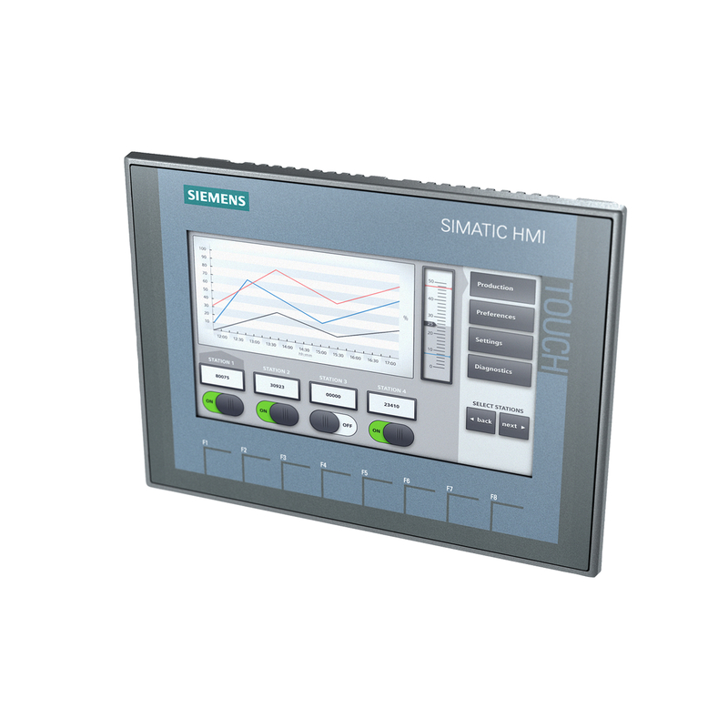100% probado 6AV21232GB030AX0 Siemens HMI KTP700 Panel Lite básico Presión de botón / operación táctil Pantalla TFT de 7 &quot;
