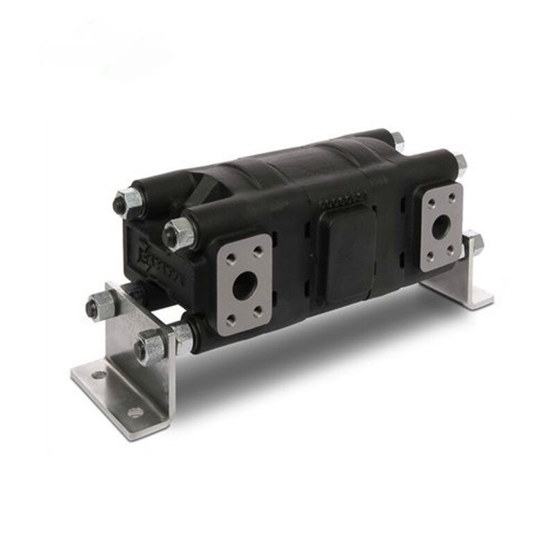 2 secciones motor de engranajes giratorios divisor de flujo hidráulico HDD35.125 con desplazamiento de 125cm3