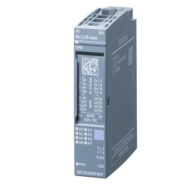 Siemens SIMATIC ET 200SP original 6ES7134-6GF00-0AA1 AI 8XI 2-/4-WIRE BASIC Envío rápido