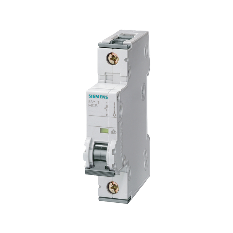 Interruptor de circuito en miniatura de la serie 5SY6 230/400V 6kA 1 polo C 20A 5SY61207CC para Siemens
