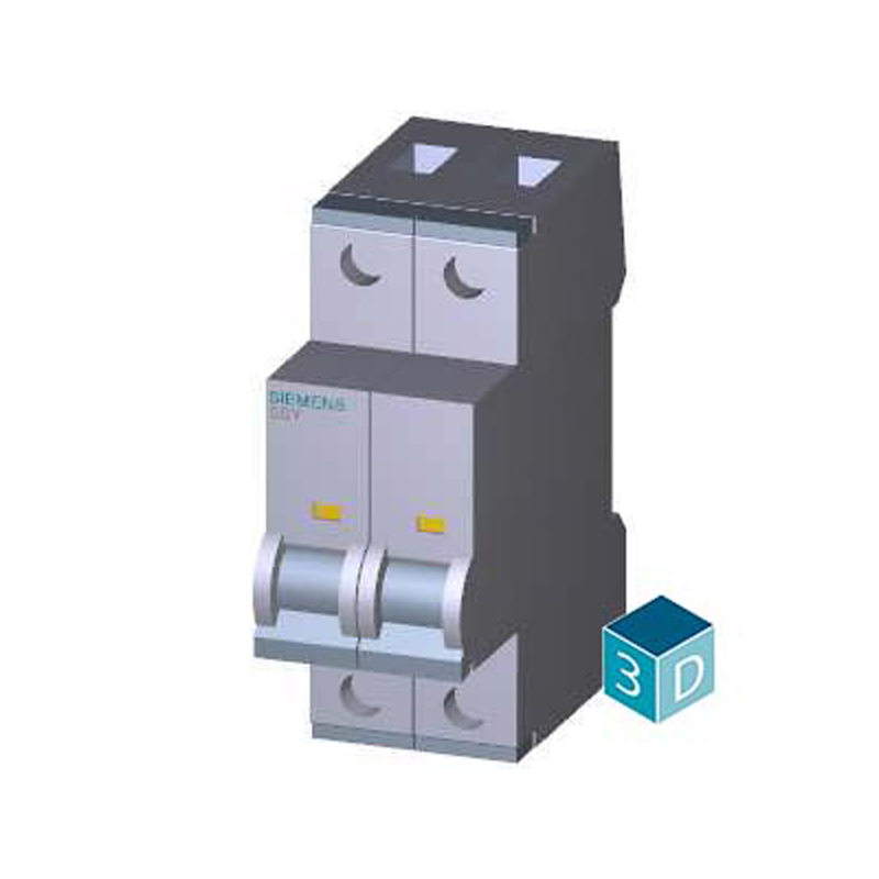 5SY4 Interruptor de circuito en miniatura 400V 10kA 2 polos C 16A 5SY42167CC para el plazo de envío FOB