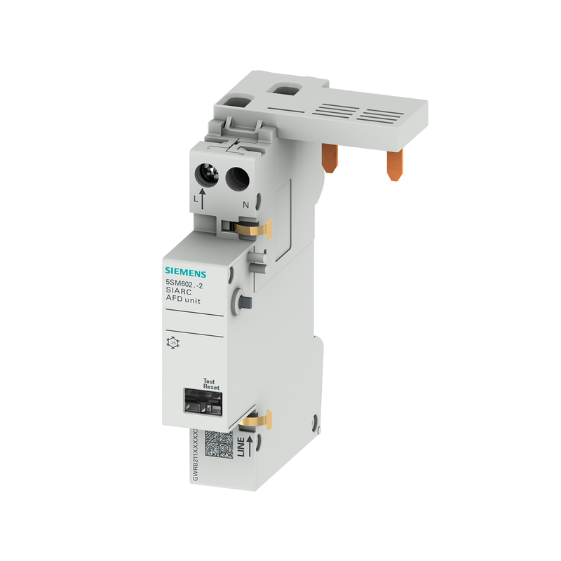 Bloque de interruptores de seguridad contra incendios AFDD 1-16A 230V para interruptores de circuito Siemens 5SM6021-2 Probado