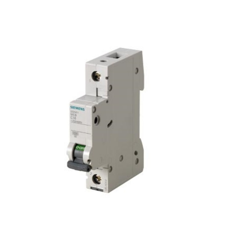 Siemens 5SN6110-7CN 230/400V 6kA 1-pólico C 10 A interruptor de circuito Peso neto kg 0,261 Kg