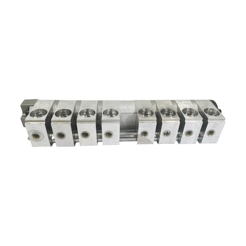 8 cilindros PLD10.2-GC/**VPE Divididor de flujo hidráulico con 520*180*150 mm de dimensiones