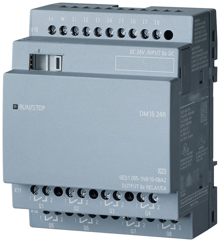 LOGO V8.1 12/24RCE Controlador programable con módulo host 6ED1052-1HB00-0BA8 y RCE