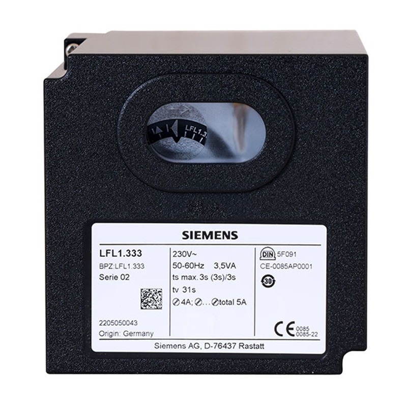 Control de quemador Siemens LFL1.635-110V Sin base ni piezas de repuesto Solución de ahorro de energía